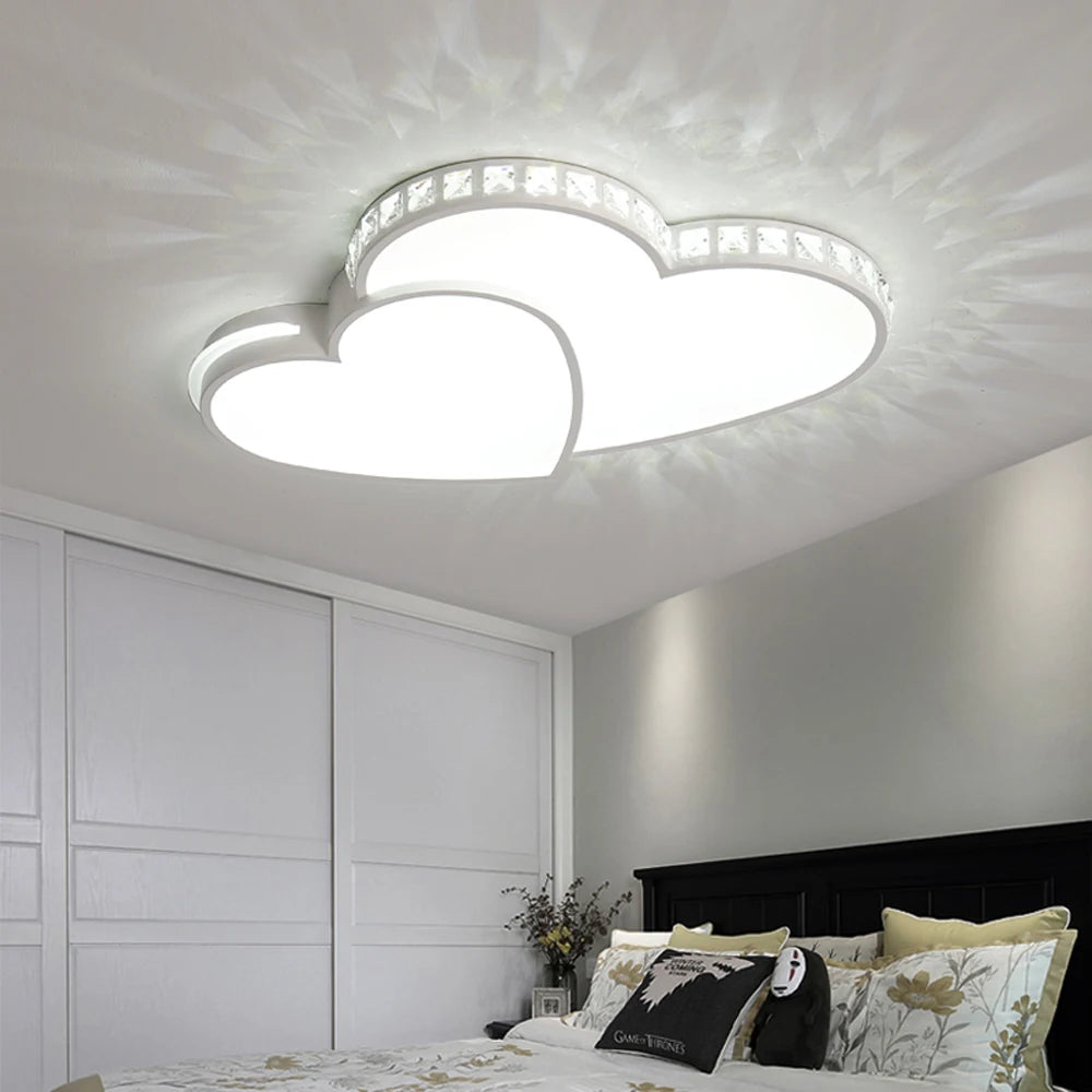 LED Heart-Shaped Ceiling Light