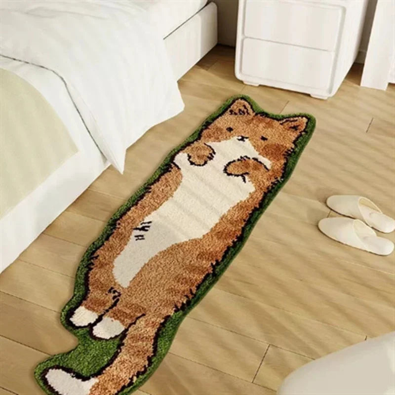 Fluffy Non-Slip Nordic Cartoon Floor Mat